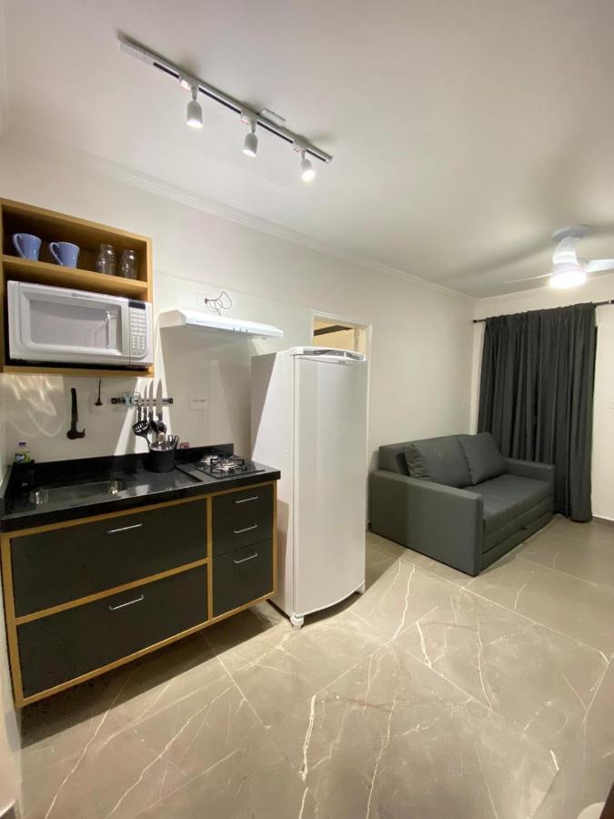 Flat - Acomoda Ate 4 Hospedes - Bairro Do Gonzaga - Santos Sp Exterior photo