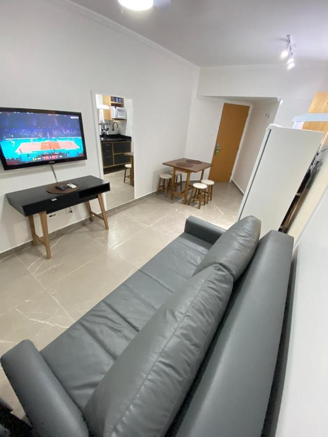 Flat - Acomoda Ate 4 Hospedes - Bairro Do Gonzaga - Santos Sp Exterior photo