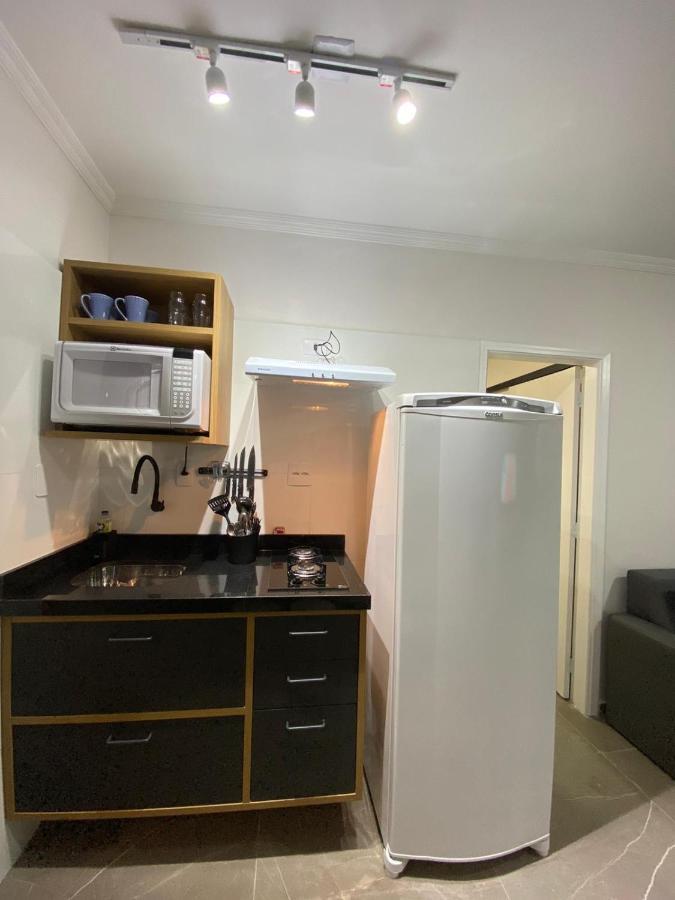 Flat - Acomoda Ate 4 Hospedes - Bairro Do Gonzaga - Santos Sp Exterior photo